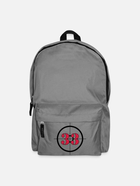 Stellt: 33 (V) - Rucksack - Mittelgrau