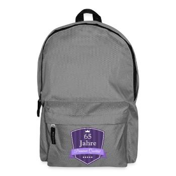 Premium 65 lila - Rucksack - Mittelgrau - Vorne
