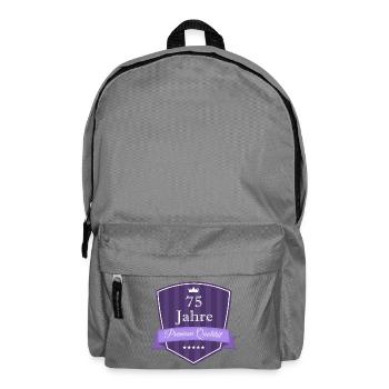 Premium 75 lila - Rucksack - Mittelgrau - Vorne