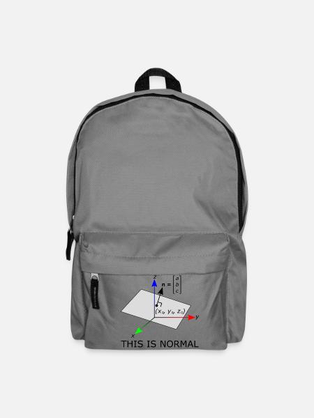 Das ist normal - Rucksack - Mittelgrau