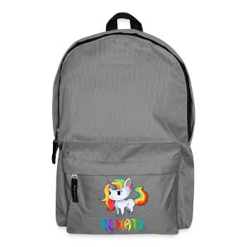 Einhorn Renate - Rucksack - Mittelgrau - Vorne