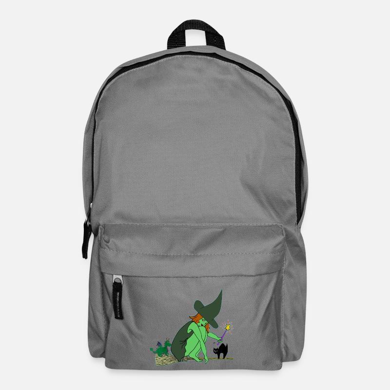 Hexe - Rucksack - Mittelgrau