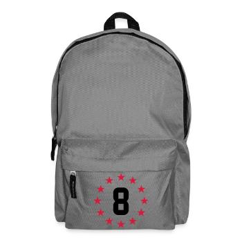 8 years - Backpack - elephant grey - Front