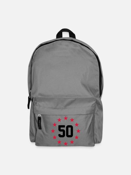 Fünfzigsten Geburtstag - Rucksack - Mittelgrau