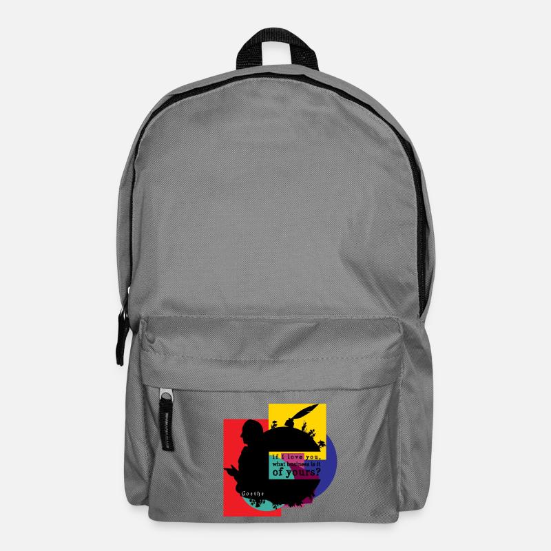 Johann Wolfgang von Goethe - Rucksack - Mittelgrau