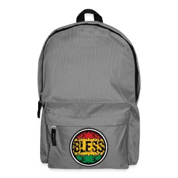Rastafarian Floral Pattern - Backpack - elephant grey - Front