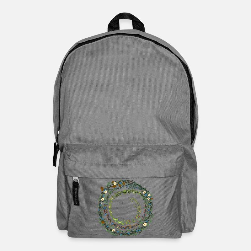 feuilles - Sac à dos - gris éléphant