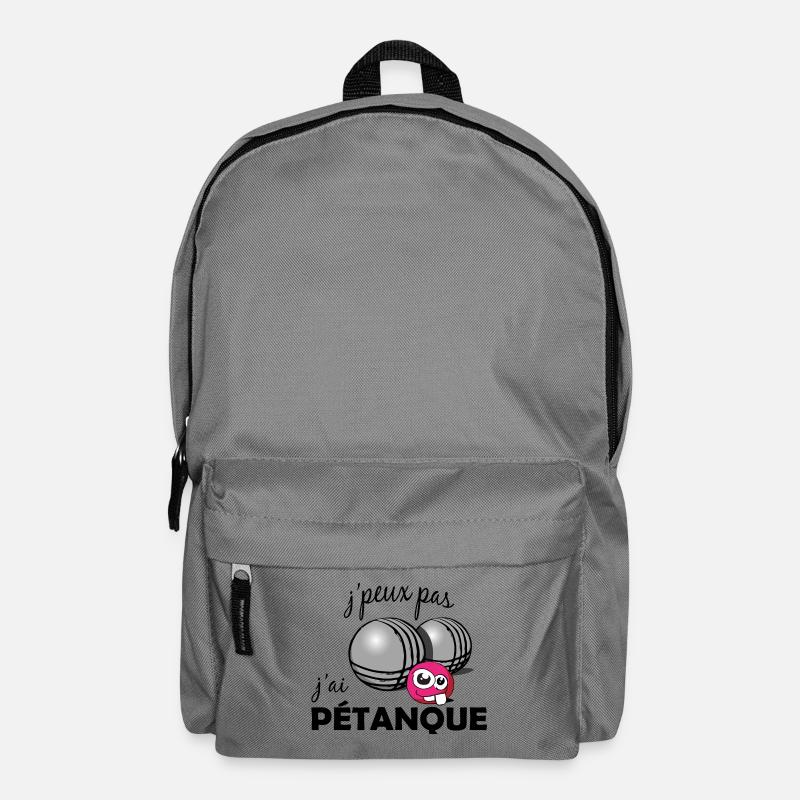 JPEUX PAS JAI PETANQUE - Sac à dos - gris éléphant