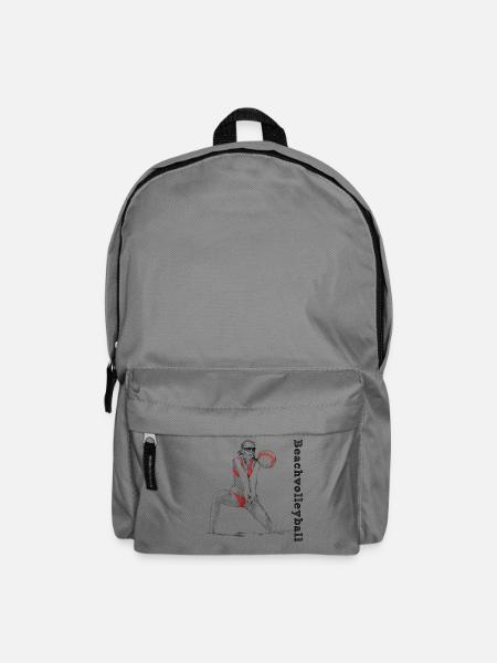 Beachvoleyball - Rucksack - Mittelgrau
