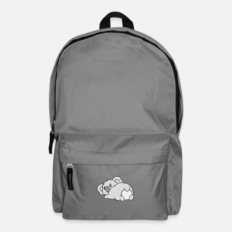 Sleeping Koala Cuddly Hero - Backpack - elephant grey