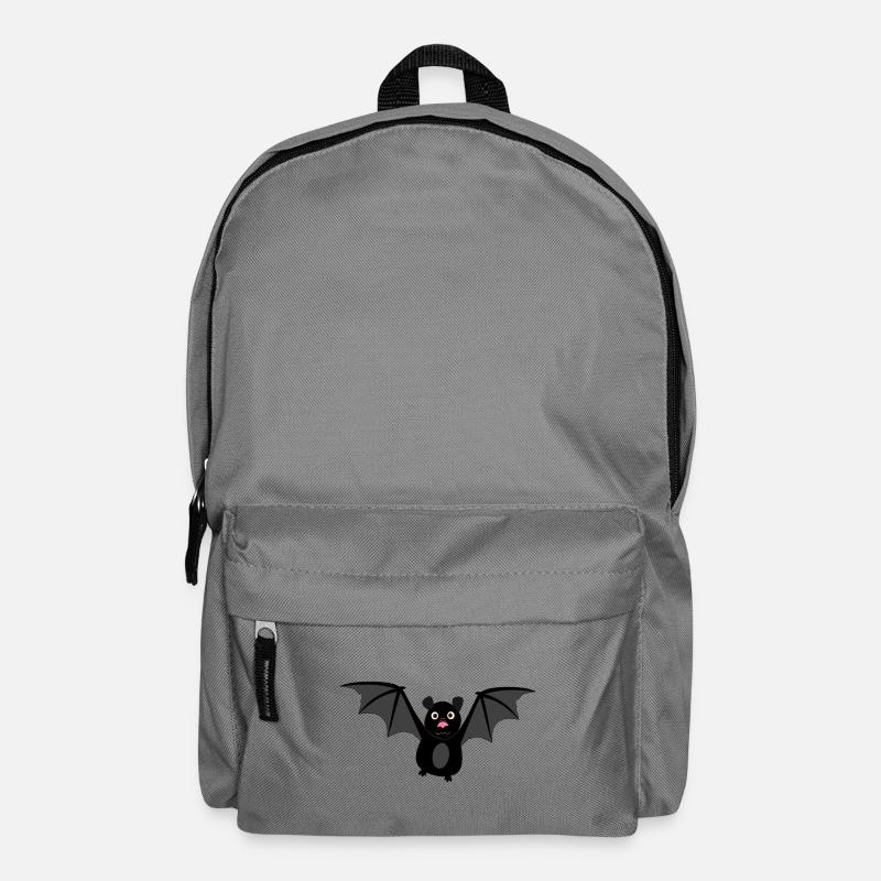 Fledermaus Halloween Vampir Bat - Rucksack - Mittelgrau
