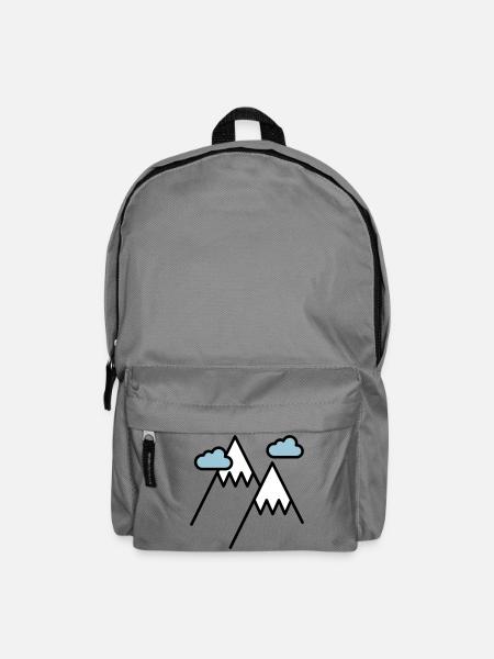 La montagne appelle - Sac à dos - gris éléphant