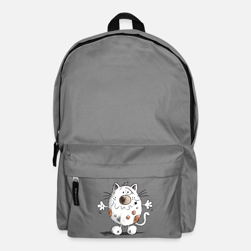 Mignon chat comique - Sac à dos - gris éléphant