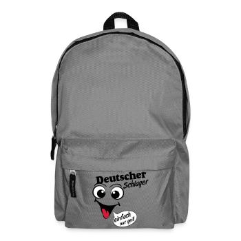 Schlager Party , Schlager Musik , einfach nur geil - Rucksack - Mittelgrau - Vorne