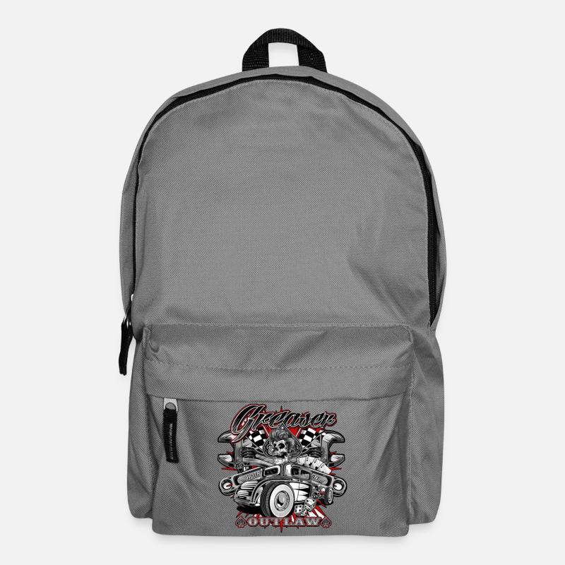 Hot rod Garage - Rucksack - Mittelgrau