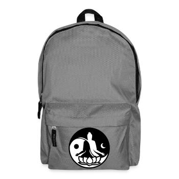 Yin und Yang - Rucksack - Mittelgrau - Vorne