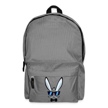 Er | Osterhase Gesicht Osterhäschen Frohe Ostern - Rucksack - Mittelgrau - Vorne