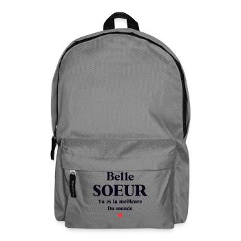 BELLE SŒUR - Sac à dos - gris éléphant - Devant