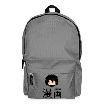 Manga Girl Anime Hentai Ecchi Waifu Japan China - Backpack - elephant grey - Front