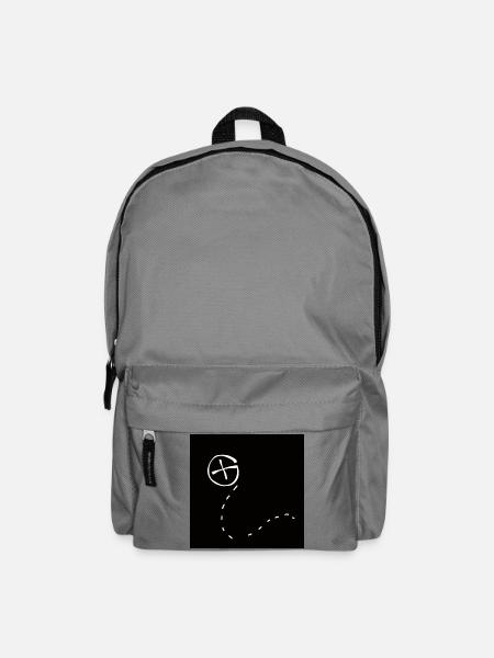 Geocaching Gesichtsmaske - Rucksack - Mittelgrau