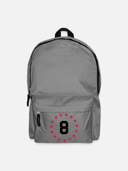Ziffer 8 - Rucksack - Mittelgrau