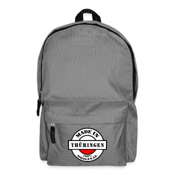 MADE IN THÜRINGEN Geboren Geschenk - Rucksack - Mittelgrau - Vorne