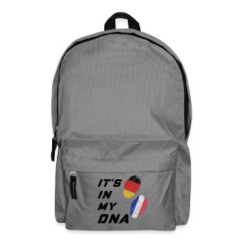 Es ist in meiner DNA Deutschland und Frankreich - Rucksack - Mittelgrau - Vorne