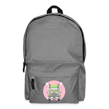 Truck Trucks Laster - Rucksack - Mittelgrau - Vorne