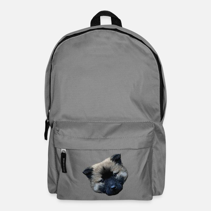 hündchen closing, eurasier welpe - Rucksack - Mittelgrau