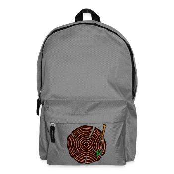 Naturliebhaber Natur Baum - Rucksack - Mittelgrau - Vorne