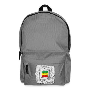 Reggae Love Schattenmotiv - Rucksack - Mittelgrau - Vorne