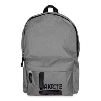 Lakritz Süßigkeiten - Rucksack - Mittelgrau - Vorne