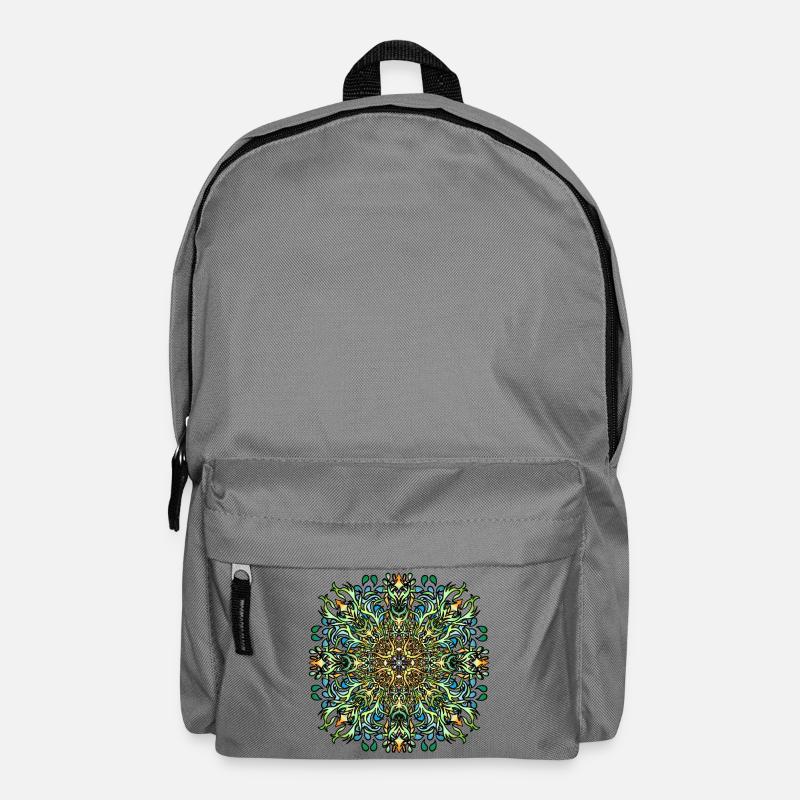 Mandala | Colorful | Life | Gift - Backpack - elephant grey
