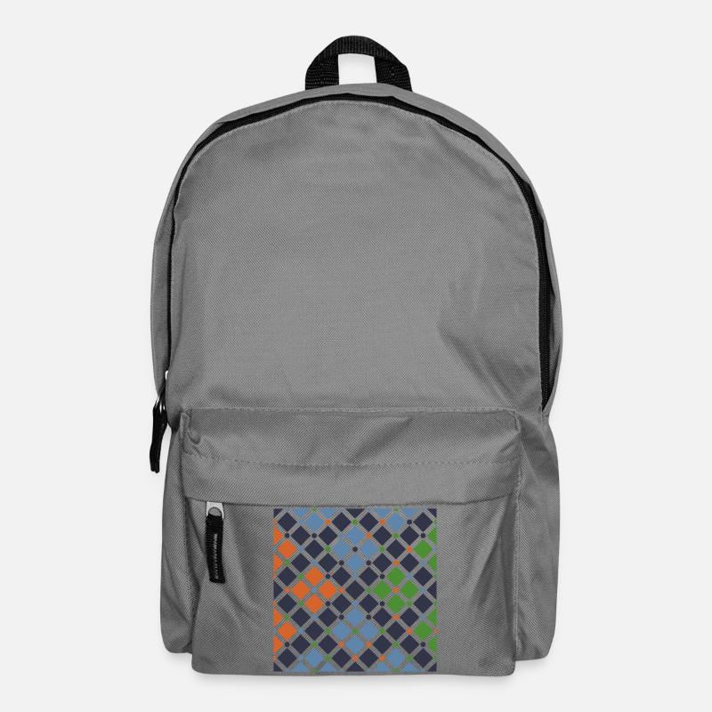 Andalusische Fliesen 11 (Alhambra, Granada) - Rucksack - Mittelgrau