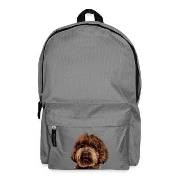 Schnoodle Doodle Dog - Rucksack - Mittelgrau - Vorne