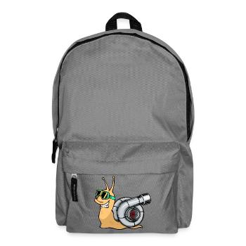Cool Auto Turbolader Autoliebhaber Autofahrer - Rucksack - Mittelgrau - Vorne
