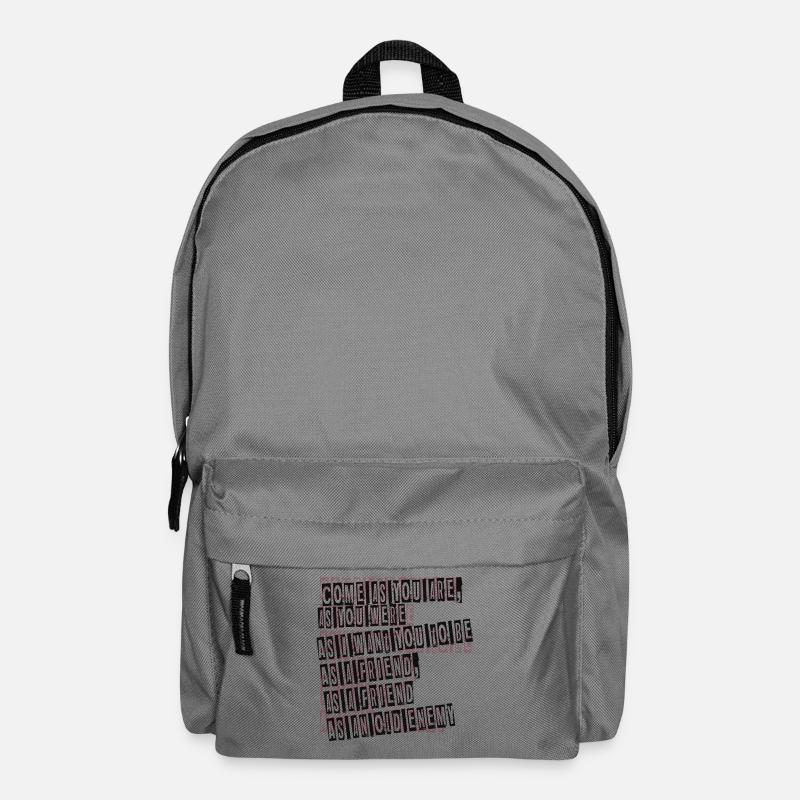 Komm wie du bist - Rucksack - Mittelgrau