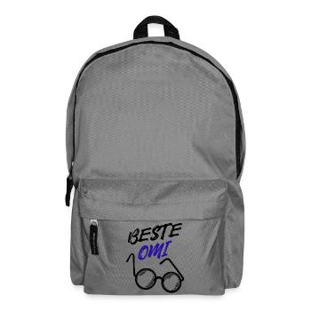 Oma Großmutter Beste Omi Brille Statement - Rucksack - Mittelgrau - Vorne