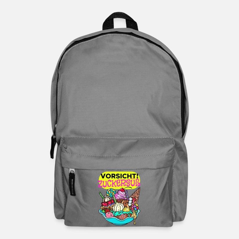 Naschkatzen Konditor Cupcake Statement Süßigkeiten - Rucksack - Mittelgrau