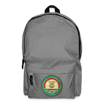 Wildschwein Vintage Design - Rucksack - Mittelgrau - Vorne