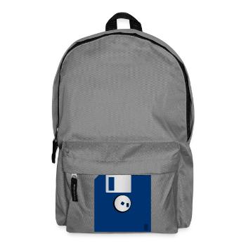 Floppy disk - Backpack - elephant grey - Front