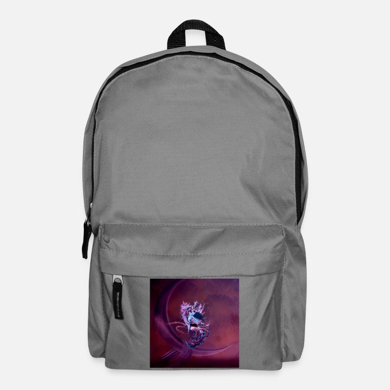 Fly with a fantasy bird - Backpack - elephant grey