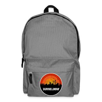 Skyline Düsseldorf - Rucksack - Mittelgrau - Vorne