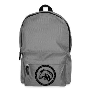 Pferd Portrait - Rucksack - Mittelgrau - Vorne