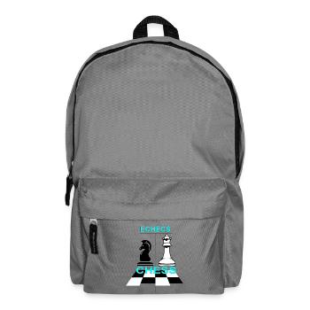 Schach - Rucksack - Mittelgrau - Vorne