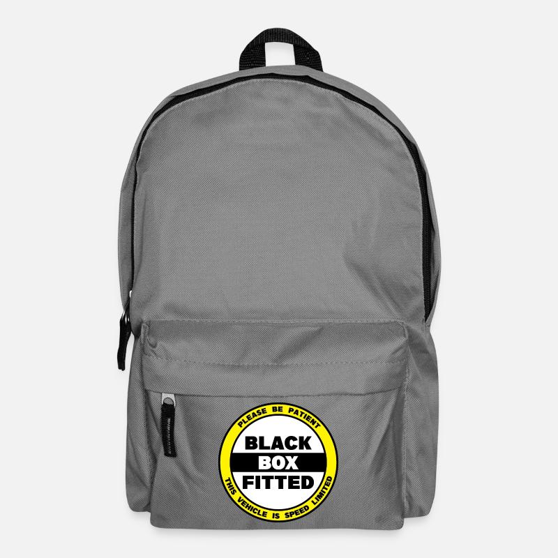 Please Be Patient - Black Box Fitted - Backpack - elephant grey