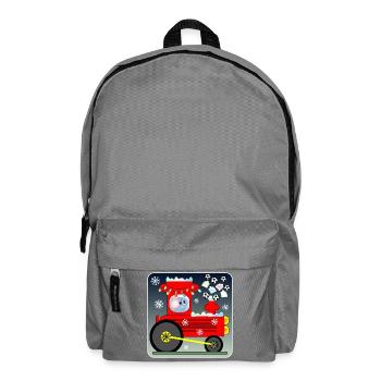 Football Locomotive MOUSE - Sac à dos - gris éléphant - Devant