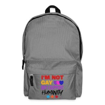 Lgbt Gay Equality Statement Sexuality - Backpack - elephant grey - Front