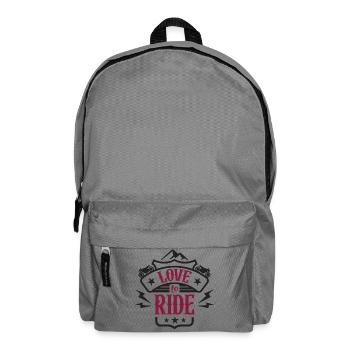 J’adore rouler - Sac à dos - gris éléphant - Devant
