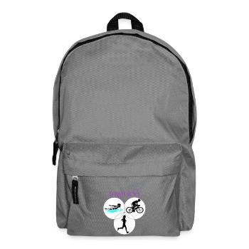 Triathlon - Rucksack - Mittelgrau - Vorne